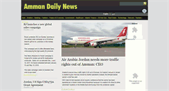 Desktop Screenshot of ammannewsdaily.com