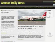 Tablet Screenshot of ammannewsdaily.com